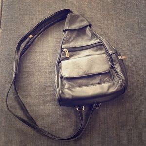 Leather Backpack Style Purse